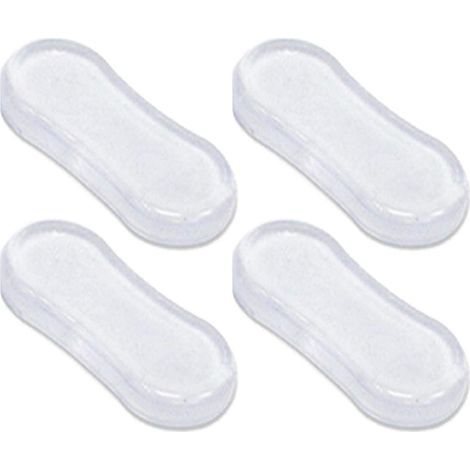 Tampons Abattant WC,Patins Pour Abattant De Toilette,Pare-chocs Siège Toilette Universels,Silencieux évitement De Collision Tampon Abattant WC Avec Adhésif Puissant Remplacement Coussinets Protection (1/5)
