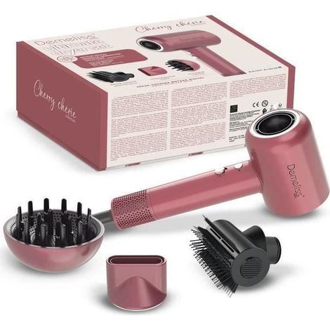 Secador de pelo - DEMELISS - ULTIMATE DRYER SET - Difusor magnético - 1600 W - Cherry Chérie (1/5)