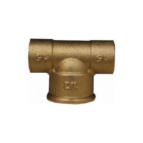 FPLUS te laton h-h-h 1/2 , Te rosca hembra.
De latón.
Medida 1/2".
Te rosca hembra, racor para roscar de latón utilizado para realizar una ramificación de igual medida.

La te rosc