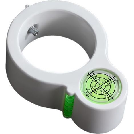 Outil de nivellement pour perceuse, assistant de nivellement pour perceuse électrique, niveau à bulle torpille, accessoire de perçage stable, travaux de construction, instrument de mesure précis, blan (1/5)
