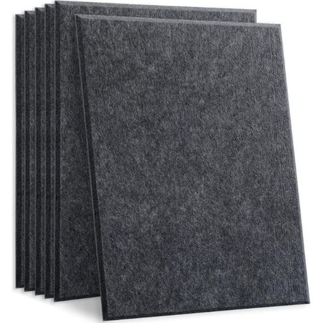 Patins en Feutre Autocollants 6Pcs Patins Meubles 30 x 20cm A4 3mm Patin Chaise Auto-adhésif Plaques de Feutre pour Bricolage Tissu deFeutre Meubles Chaises -Gris Foncé (1/5)