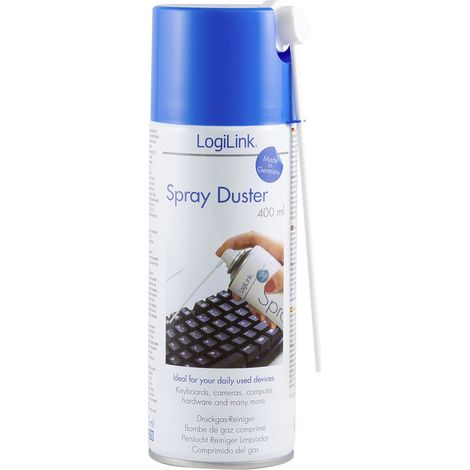 LogiLink RP0001 Druckgasspray inkl. Sprühschlauch, brennbar 400 ml (1/3)