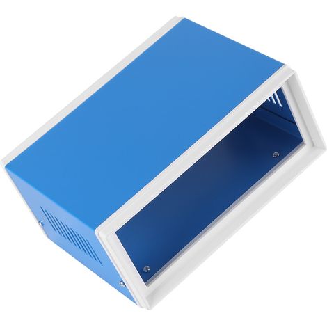 Blaue Metall-Anschlussdose 170x130x80mm für Heimwerkerprojekte (1/5)