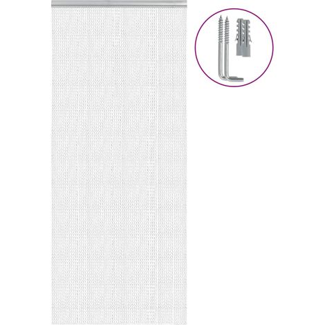 Mosquitera de cadena para puerta aluminio 90x220 cm vidaXL (1/5)