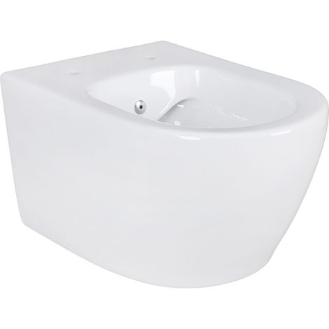 Belvit Spülrandloses Wand Hänge WC mit Taharet/Bidet/Dusch-WC Funktion Weiß Belvit Spülrandloses Wand Hänge WC mit Taharet/Bidet/Dusch-WC Funktion Weiß (1/5)