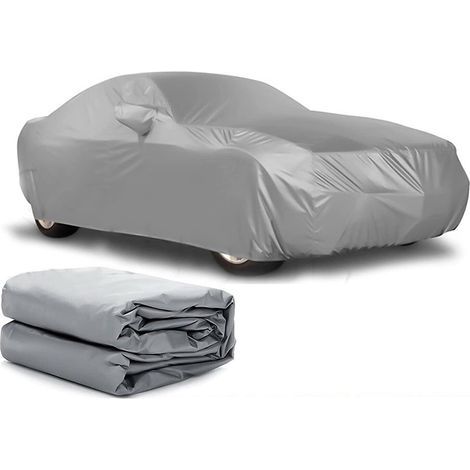 Couverture intégrale de voiture anti-poussière, résistante aux rayures, imperméable à toutes les conditions atmosphériques, protection UV en plein air L(480175120CM) (1/5)