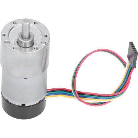 JGB37-3530 DC12V Metallgetriebemotor mit Drehzahlregler, Untersetzungsgetriebe mit hohem Drehmoment, 10 U/min (1/5)