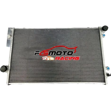 Radiatore in alluminio, dimensioni del nucleo 695 mm x 438 mm x 62 mm, dimensioni complessive 797 mm x 494 mm, diametro ingresso 1,5 pollici, diametro uscita 1,75 pollici, compatibile con Jaguar XJS 3 (1/5)