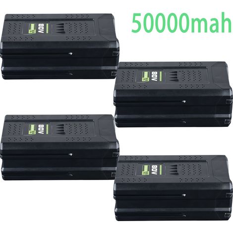 4er-Pack wiederaufladbare Lithium-Ionen-Akkus mit 5500 mAh für Greenworks, Ersatz, GBA80200, GBA80250, GBA80400, GBA80500, 5.5 Ah, 80 V (1/5)