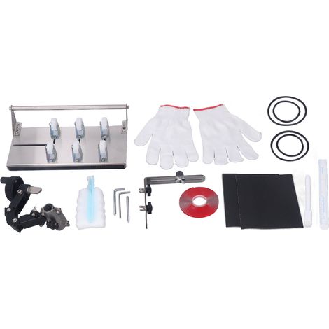Kit coupe-verre en acier inoxydable outil DIY découpage bouteilles vin bière alcool (1/5)
