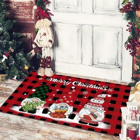 Chaussette De Noël - En Laine Tricotée - Pour Décoration De Cheminée Ou Arbre De Noël - Taille Grande - Lot De 1 Pièce (1/4)