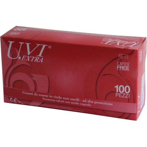 Guanti Vinile Uvi Extra pz.100 L (1/2)