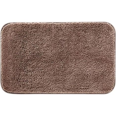 1 Tapis de sol, antidérapant, absorbant, peluche, cuisine salle de bain, 50x80 cm (1/4)