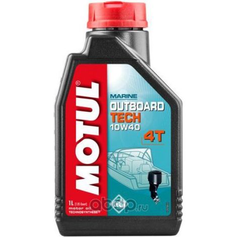 Huile Moteur 4 Temps 10W-40 - Pour Moteurs Marins Essence Hors-Bord et Sterndrive - Norme NMMA FC-W - 1 L