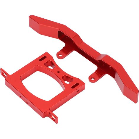 Front- und Heckschutzset (Stoßstangen) aus Aluminium für ferngesteuerte Autos im Maßstab 1:16 WPL B14 B16 Q60 Q61 (rot) (1/5)