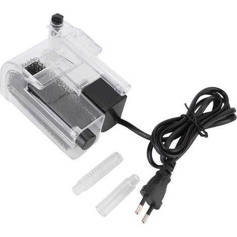 Filtre Aquarium Externe 3-en-1 Silencieux avec Pompe à Oxygène – Plastique, 19x8 cm, 300 L/h (1/5)