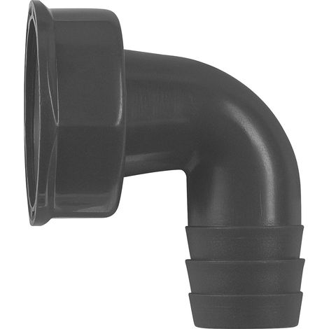 CORNAT Rezyklat Schlauchanschluss - 90° Abzweig - 1 Zoll IG - Ø 21 mm - 23 mm - Hergestellt aus recycelten Kunststoffen, Winkel-Maschinenanschluss, TEC356394R (1/3)