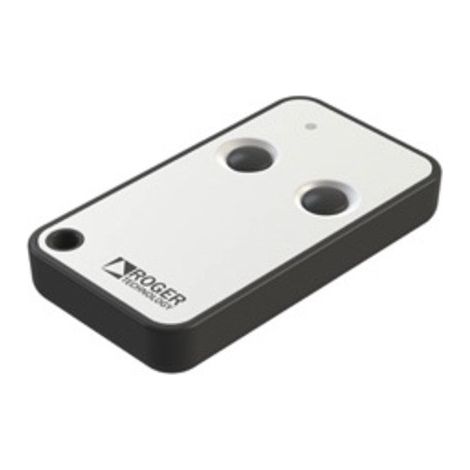 Télécommande pour alarme 433.92 MHz – Portée 150 mètres – Pile lithium CR2032 – Programmation rapide dans le récepteur – Roger
