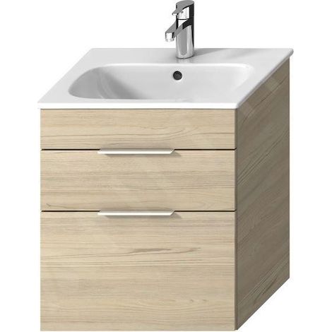 Jika Deep - Meuble avec lavabo, 530x418x607 mm, blanc H41J6134025141 (1/2)