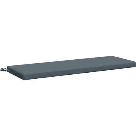 Cojín de banco SOEST 100% Poliéster Azul 110 x 40 x 5 cm vidaXL (1/5)