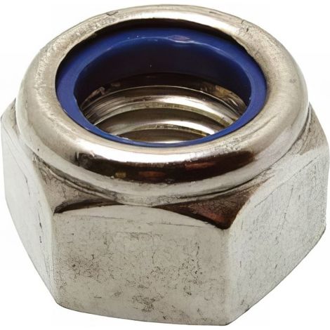 10 écrous indess, DIN985 a4 mm - Diamètre 6 mm mm