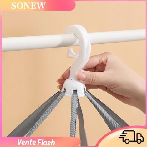 Sonew Séchoir suspendu en Support de séchage suspendu en pliable, 1 couche, panier suspendu pliable, filet de séchage pour linge (1/5)