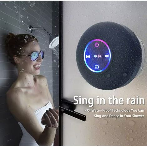 Altoparlante Bluetooth impermeabile per il bagno con ventosa. Canta sotto la doccia. €3,30 (1/5)