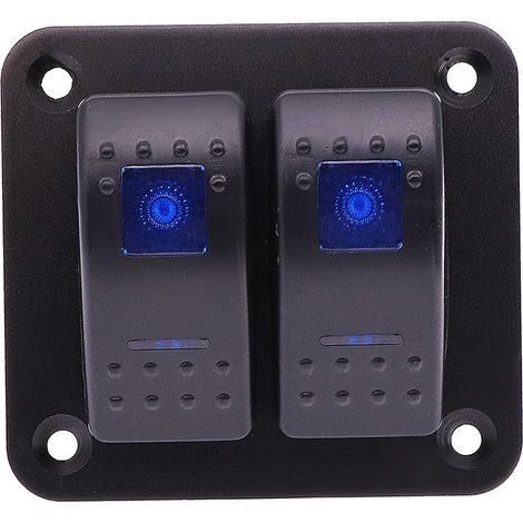 Panel de interruptores universales Carling de 2 x 12 V (1/3)