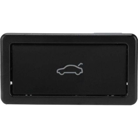 Bouton poussoir de commutateur de coffre de hayon 3D0959831D ABS noir de remplacement pour A4 A6 A7 A8 (1/4)
