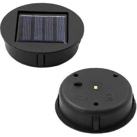Ersatz-Solarlampe mit 8-cm-Glühbirne, 2 Ersatzabdeckungen für die Solarlaterne, Ersatzlampe (1/5)