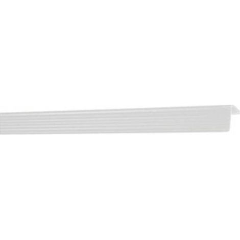 50 x PARASPIGOLO 25X25 PLASTICA RIGATO 170 CM BIANCO