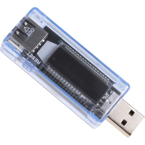 Testeur USB Multimètre Wattmètre USB Testeur de Tension Voltmètre Lecteur Courant Tension (1/5)