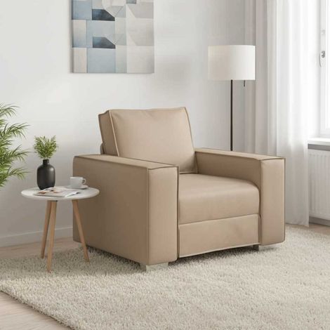Sofa-Sessel Cappuccino 100 cm Kunstleder (1/5)