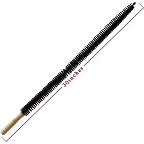 Type A Brosse de nettoyage Flexible Extra longue noire pour Machine à laver, sèche linge, Vent et bobines de (1/4)