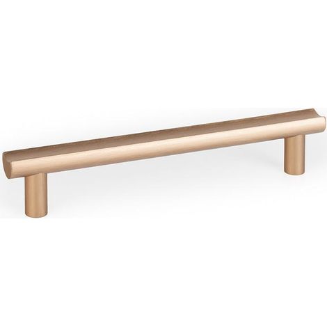 tirador moon de aluminio. para muebles. 160 mm / 320 mm - viefe dist. agujero dist. 160mm. acabado latón cava