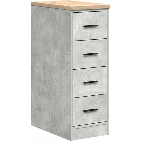 Maison Exclusive - Armoire de rangement de garage gris béton 30x51x85 cm bois pin