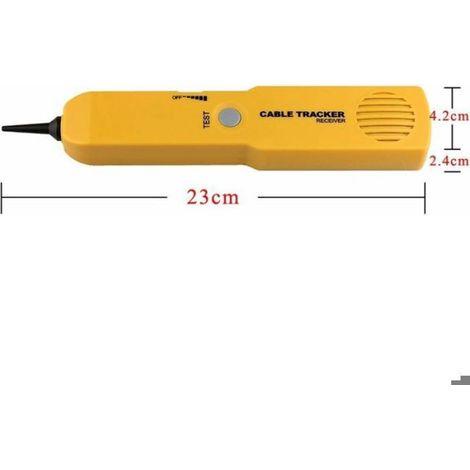 Traceur De Fil - Testeur De Câble Téléphonique RJ11 - Pour Diagnostic Ligne Fixe Et Détection Interruption - 1 Set (1/4)