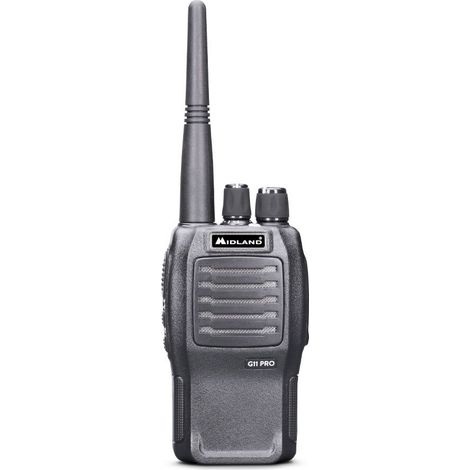 Walkie talkie MIDLAND G11 Pro - Con batería, cargador y clip para cinturón - C966.06