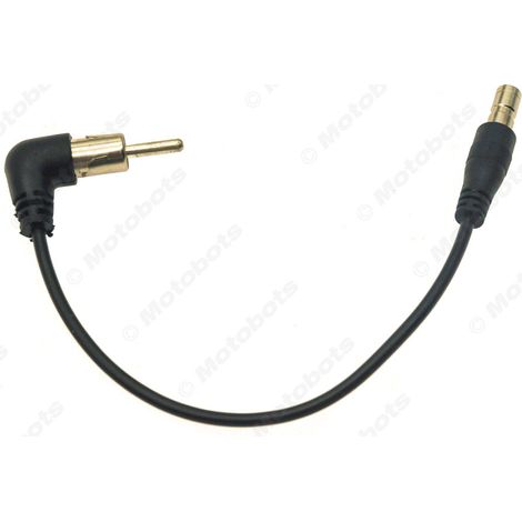 Applicable au câble adaptateur d'antenne audio/radio FM pour Chevrolet Captiva, câble d'extension avec fiche et coude (1/4)
