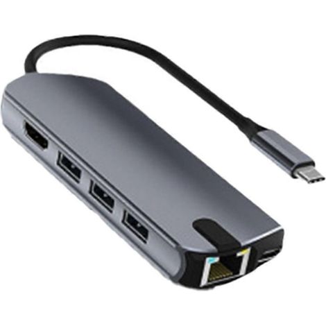 USB-C-Hub, HDMI-kompatibler USB 3.0-Adapter, USB-Dockingstation für Samsung DeX, MacBook Pro, Air, PRO M1 und M2. (1/5)