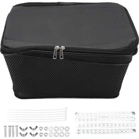 Sac de rangement vélo arrière 20L capacité 20kg étanche porte-bagages panier imperméable pour extérieur (1/5)