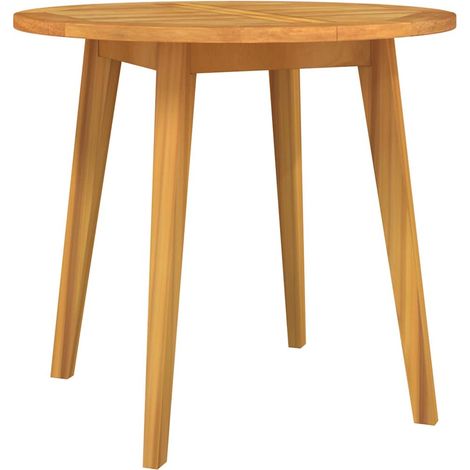 Gartentisch Ø85x75 cm Massivholz Akazie vidaXL (1/5)