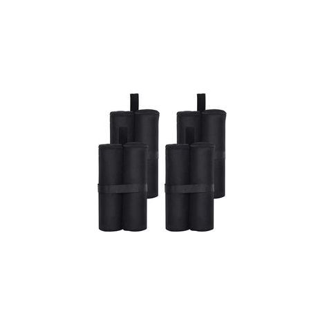 Sac de Poids Lourd pour Gazebo, Lot de 4, Base de Tente Pare-Soleil, Parasol - Poids Industriels pour Sécuriser les Jambes (1/5)