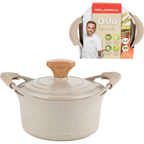 Maceta Florina Oslo aluminio 20 cm 2,8 l