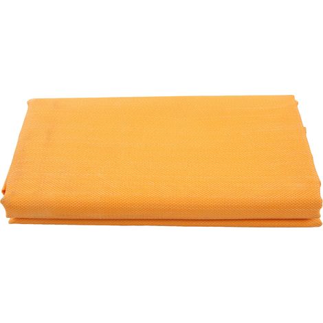 Couverture anti-feu en fibre de verre et silicone orange de 1,5 m x 1,5 m pour les conférences sur la sécurité incendie (1/5)