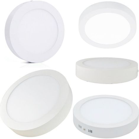 Runder LED-Deckenspot, 6-12-18-24 Watt, Kaltweiß/Warmweiß