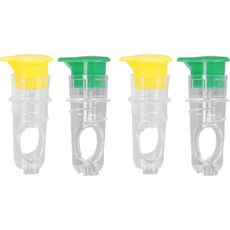 Presse Citron Manuel à Bouchon avec Filtre PP 8x3.5cm 4 Pièces (2 Jaune, 2 Vert) (1/5)