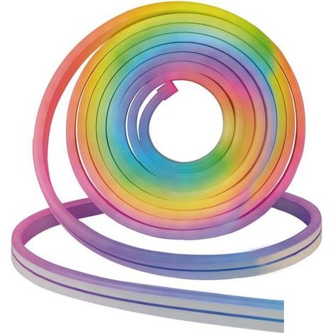 V-TAC VT-5050 60 Kit strip led WiFi striscia flessibile neon flex RGB IP68 smart app alexa e google con telecomando 5MT - 3005