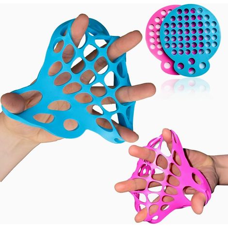 élastiques pour étirer les doigts - Bandes de musculation pour les mains avec différents niveaux de résistance - Pour renforcer la force de préhension (1/3)