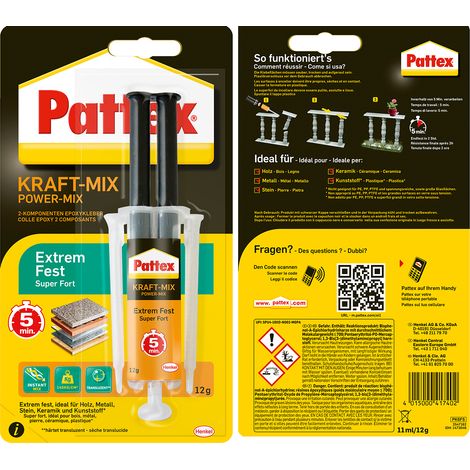 Henkel - Pattex Kraft Mix Extrem Fest Spritze 12g / 11ml - PK6FS (1/5)